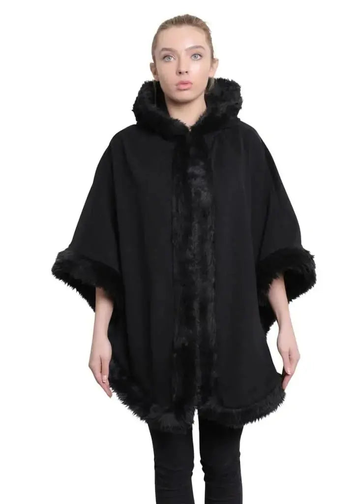 Fur sales cape womens