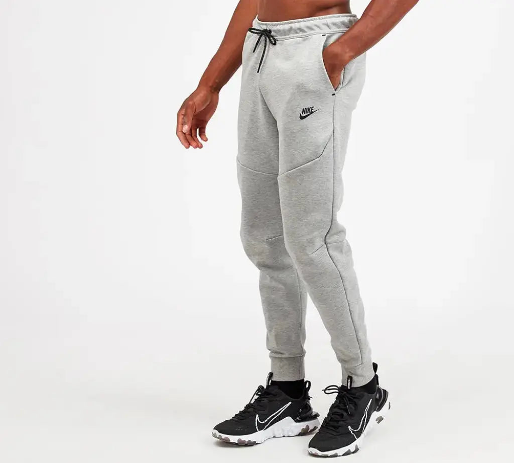 Nike grey tracksuit bottoms mens best sale