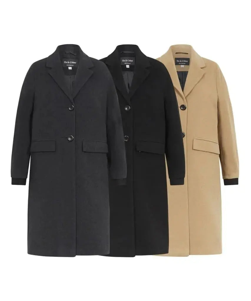 Womens knee length pea coat on sale