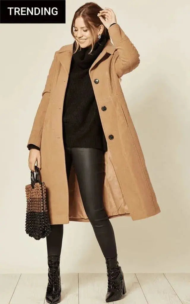 Wool hooded coat womens uk hotsell