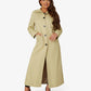 Spring/Summer Single Breasted Longline Collared Mac Coat (1204-SP)