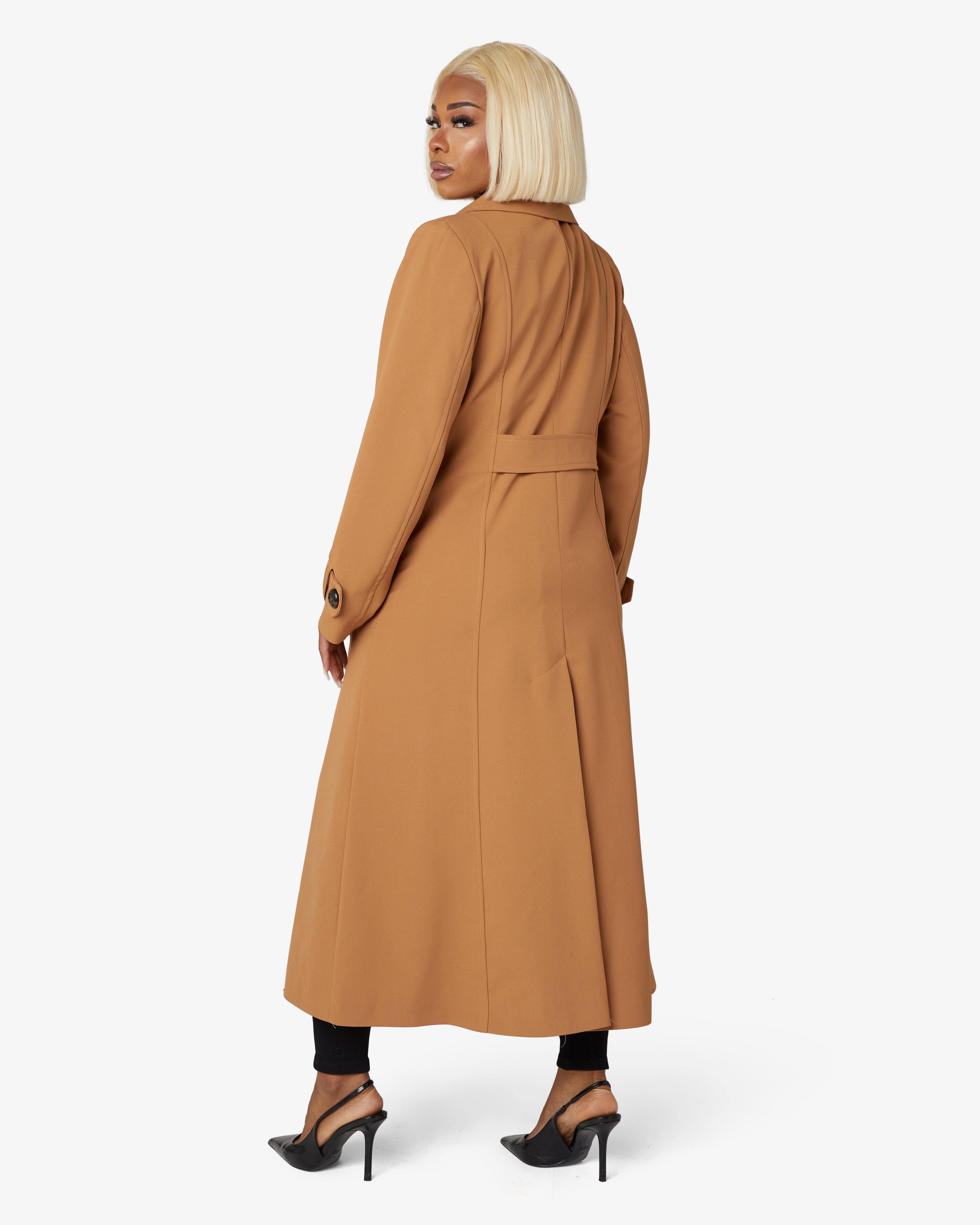 De La Creme Fashions Womens Spring Summer Longline Mac Coat