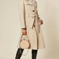 Spring/Summer Lightweight Military Duster Trench Coat