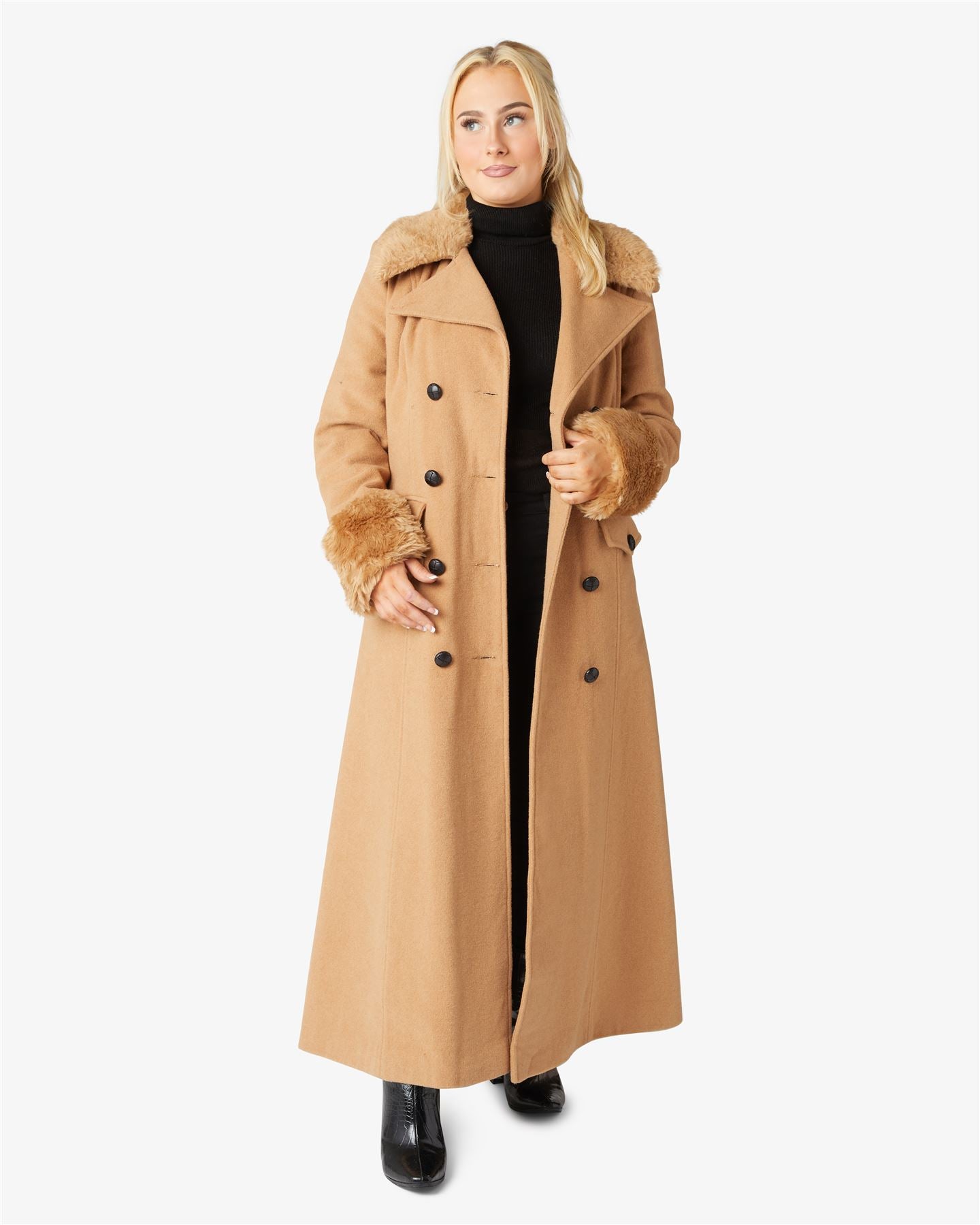 Faux wool clearance coats