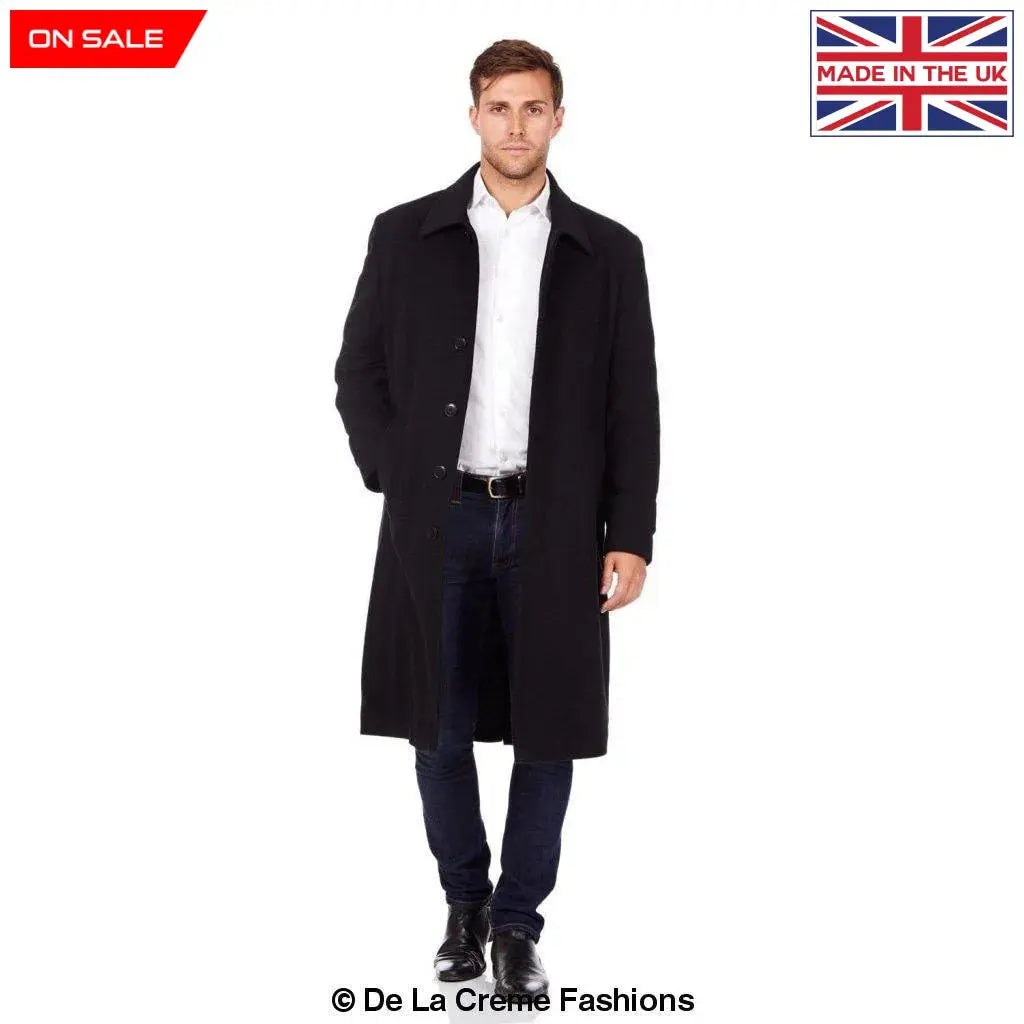 Mens overcoat 2025 uk sale