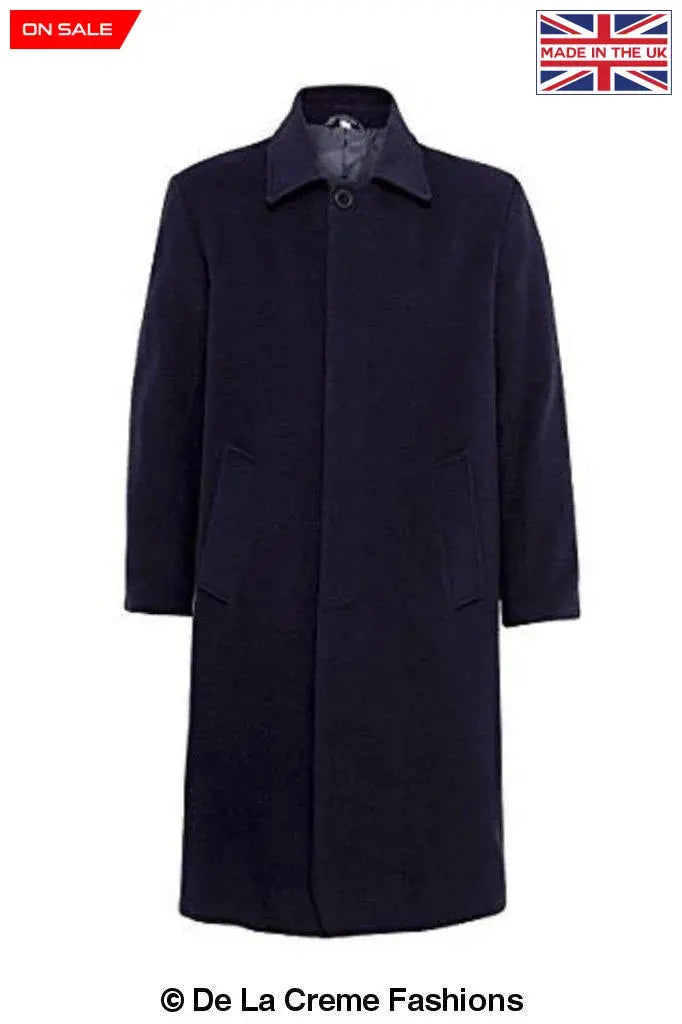 Mens wool overcoat sale on sale