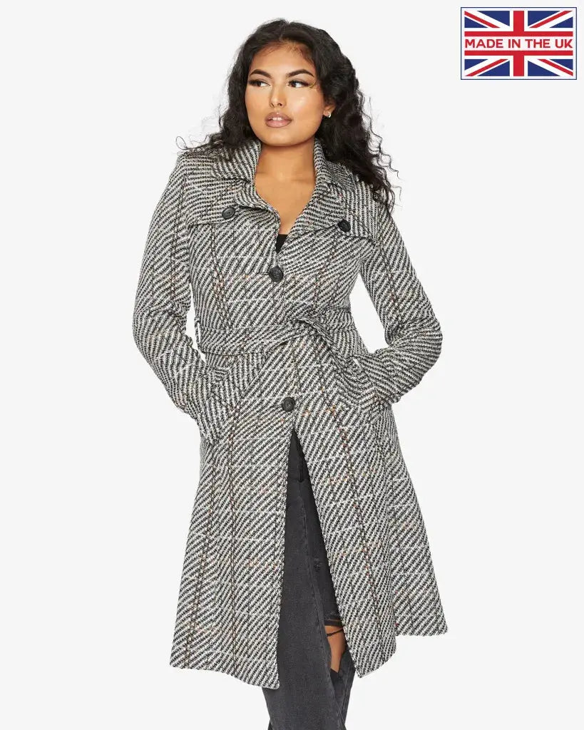 Womens white sales duster coat