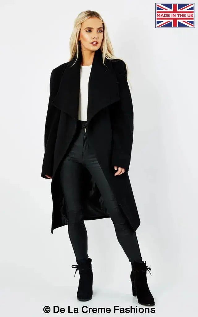 Wool duster coat womens hotsell