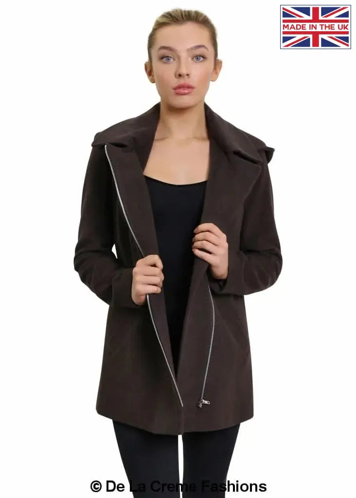 Ladies wool sale jacket uk