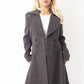 Kirsty Slim Fit A-Line Coat