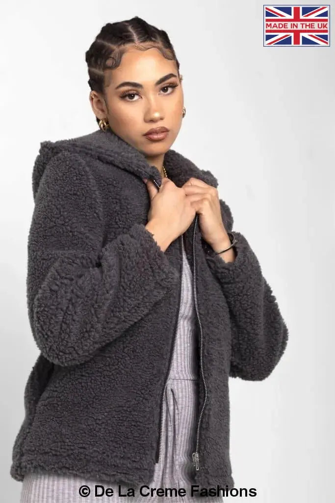 Hooded teddy 2025 coat uk