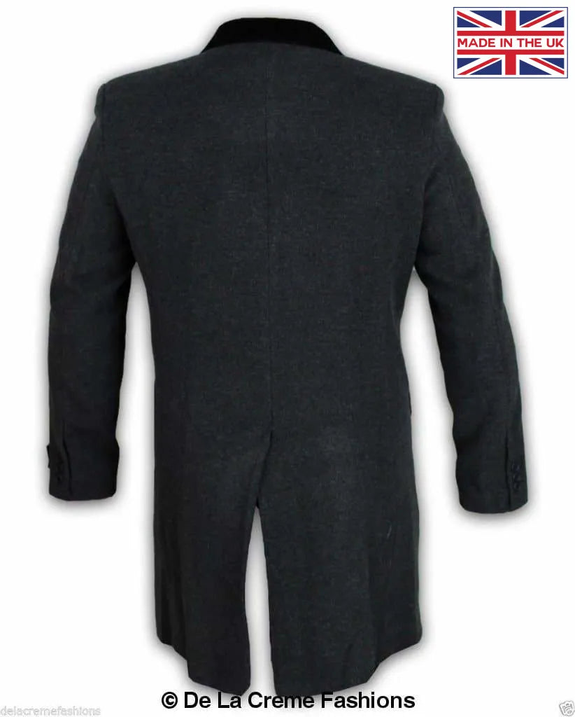 Tommy Retro Mod Crombie Covert Coat