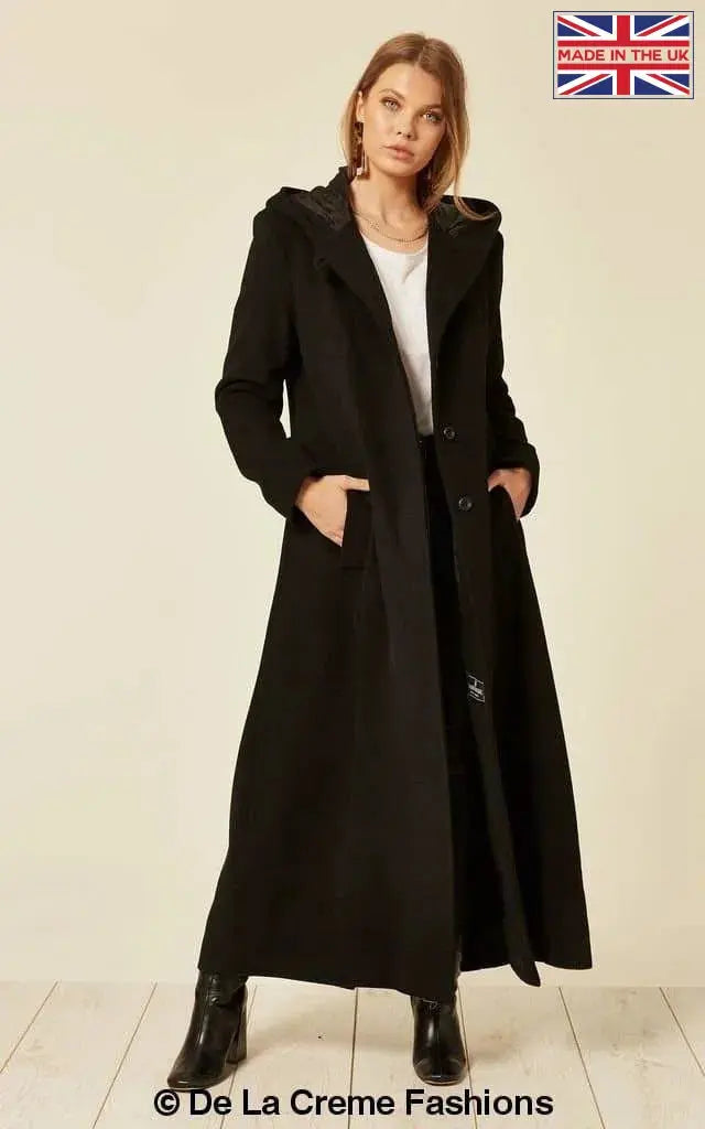 Womens long wool coat uk best sale