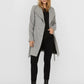 Recycled Wool Blend Belted Winter Coat Grey / Xs Coats & Jackets