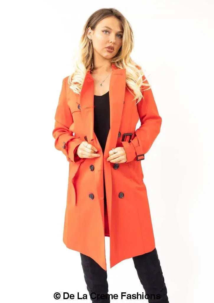 Slim trench coat online
