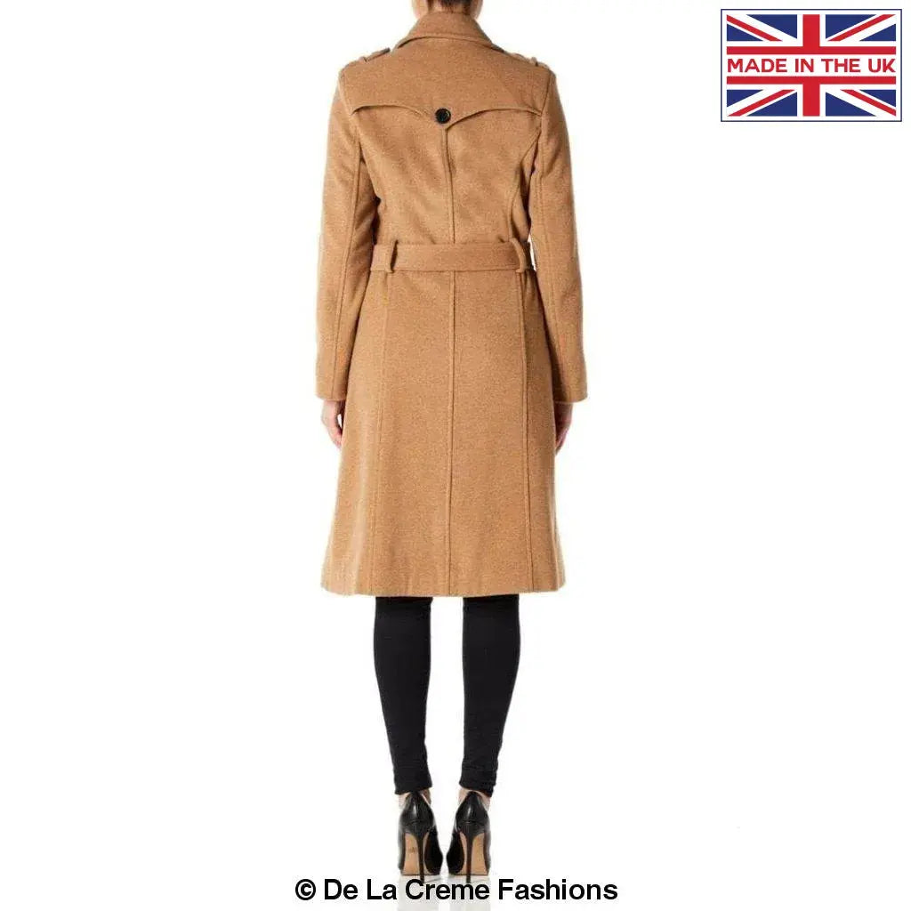 Military 2025 camel coat
