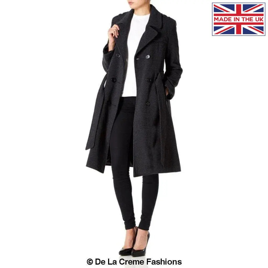 Cashmere blend 2025 coat women's
