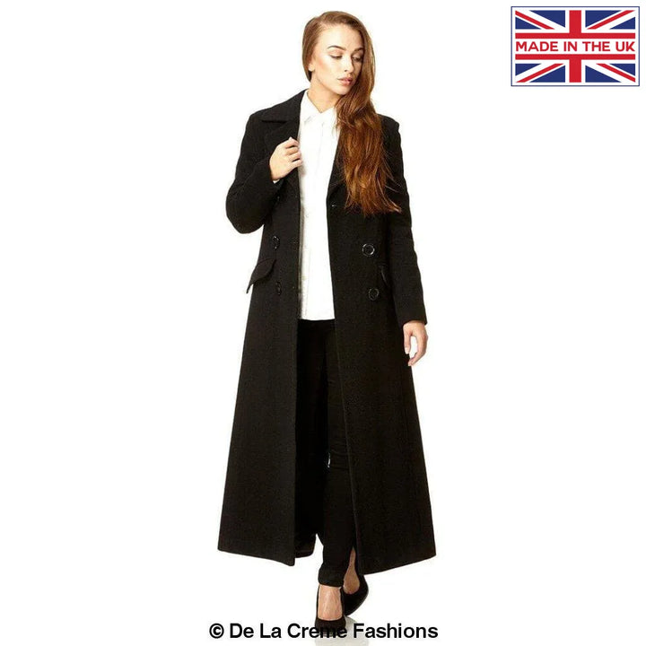 Megan Wool & Cashmere Blend Double Breasted Winter Coat