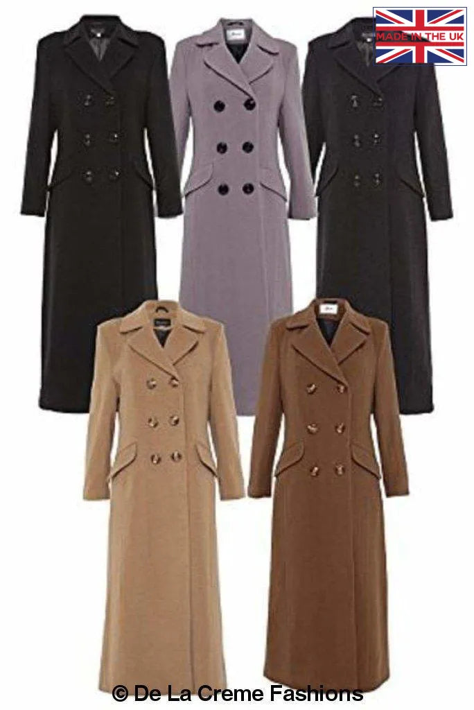 Megan Wool & Cashmere Blend Double Breasted Winter Coat