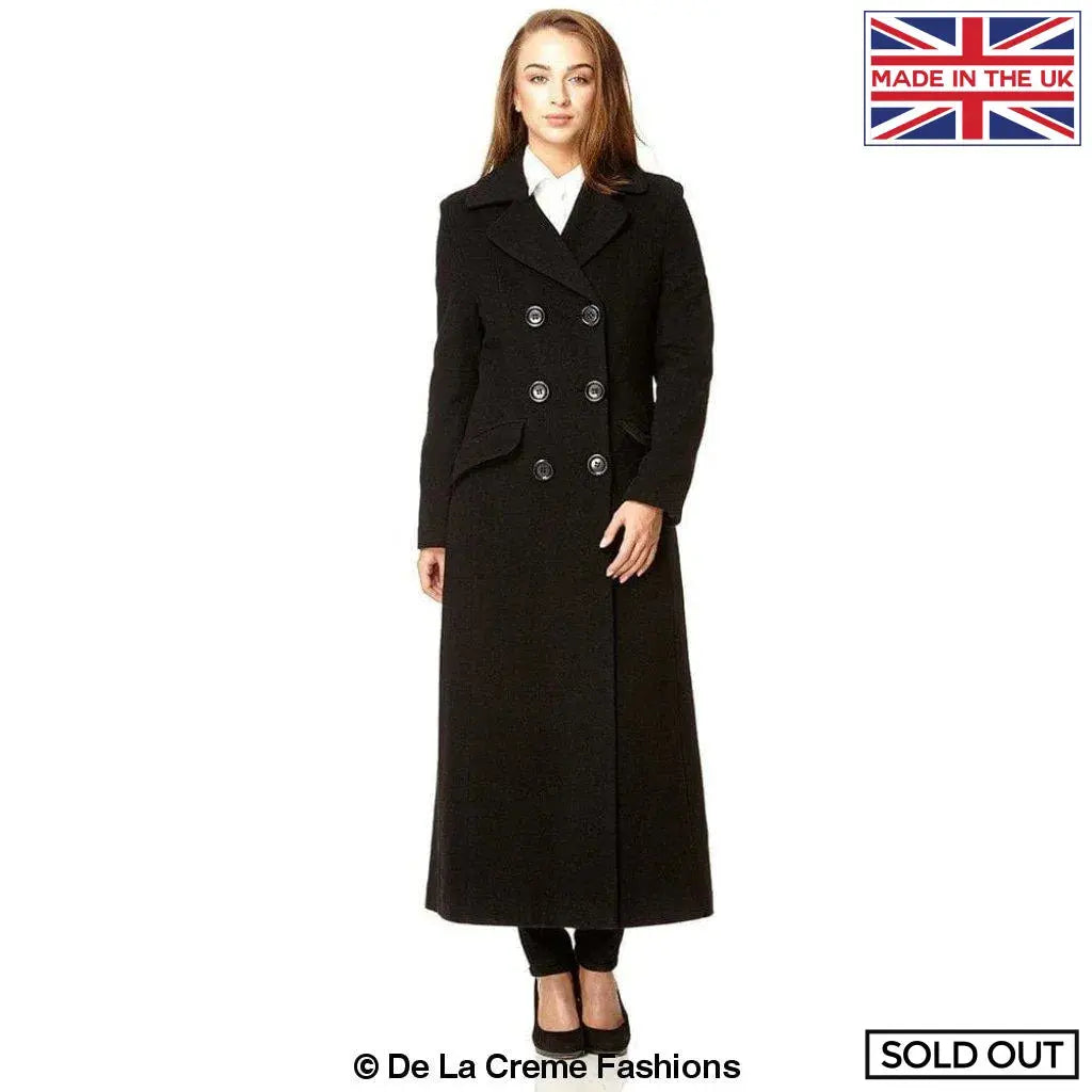 Long coat double sales breasted