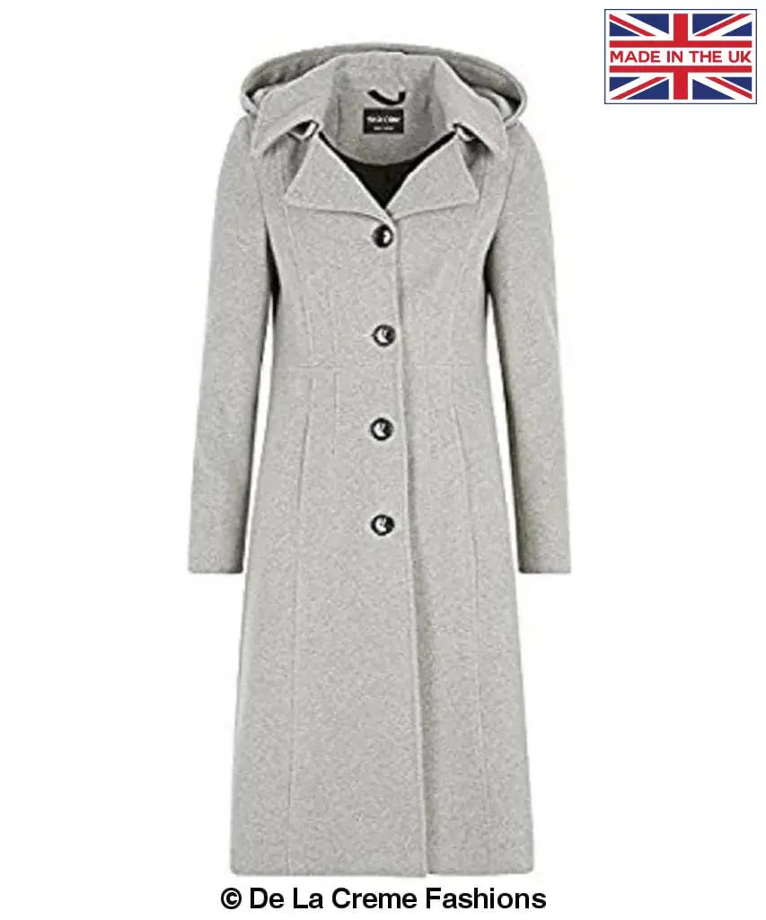 Hooded wool 2025 jacket womens