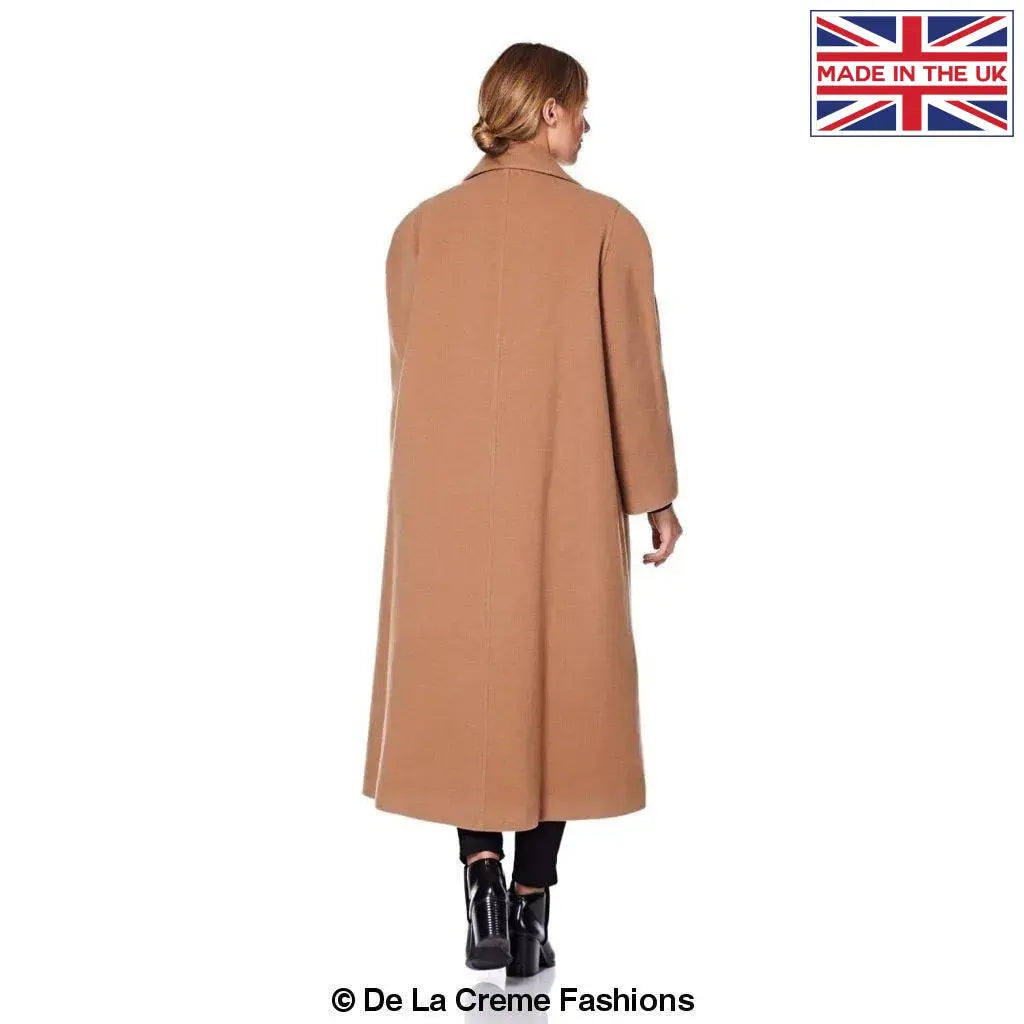 Wool cashmere coat plus 2025 size