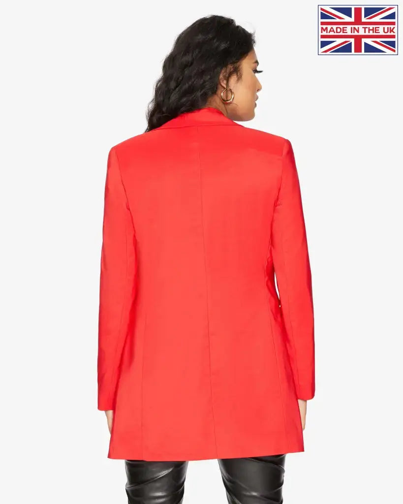 Ladies red 2025 blazer uk