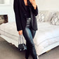 De La Creme - Womens Patch Pocket Tailored Fit Blazer Black / Uk 8/eu 36/us 4