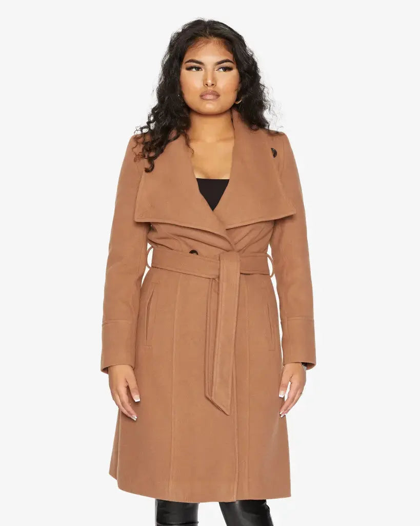 Khaki waterfall duster sales jacket