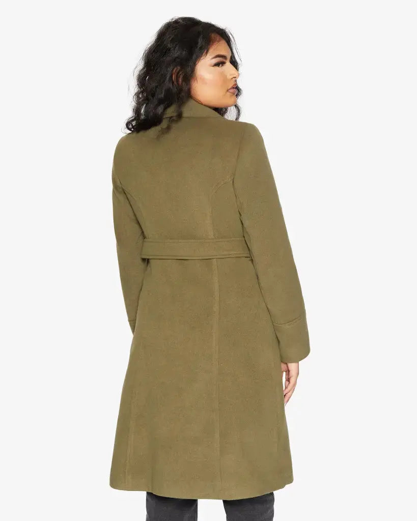 Khaki sales duster coat