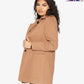 Womens Wool Blend Hip Length Covert Coat