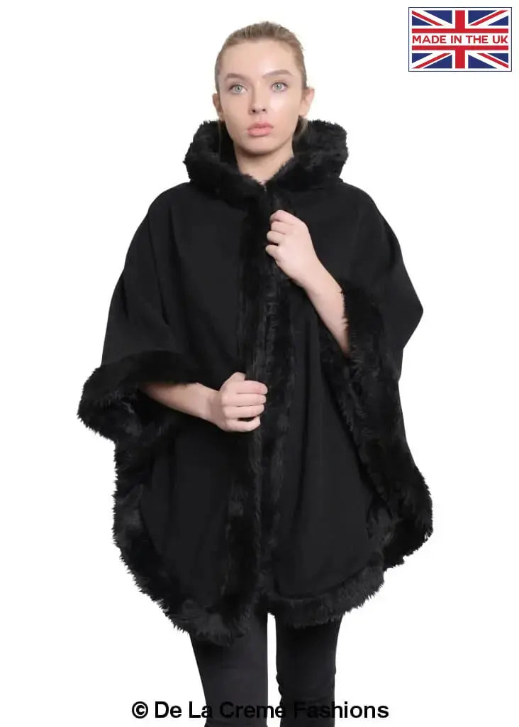 Womens winter 2025 hooded capes