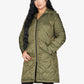 Padded Quilted Down Hooded Jacket