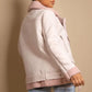 Pink Faux Suede Aviator Jacket (11701) Coats & Jackets