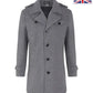 De La Creme MAN - Military Style Single Breasted Coat