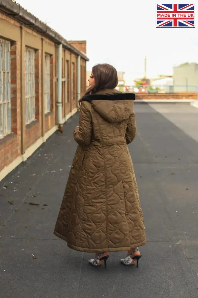 Single breasted longline sales coat