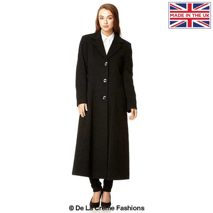 De La Creme Womens Single Breasted Long Winter Coat