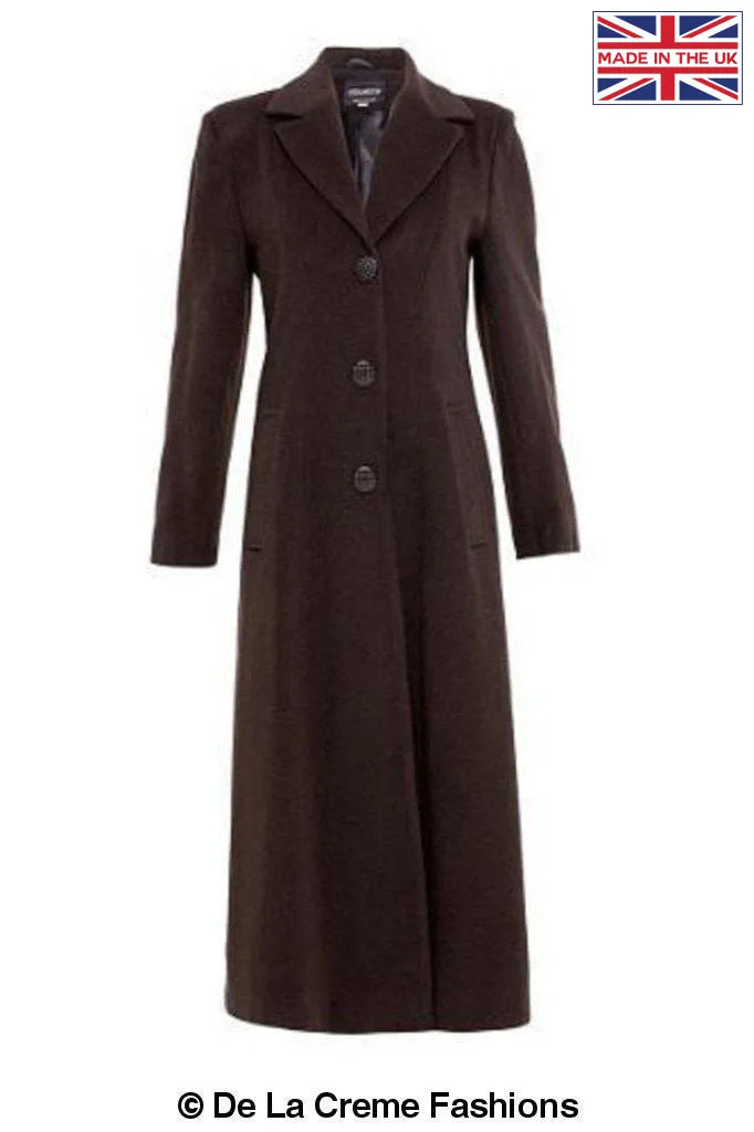 De La Creme - Womens Slim Fit Long Winter Coat