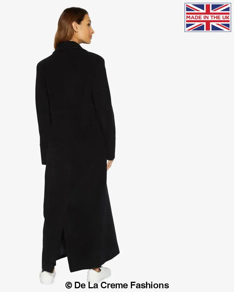 Wool blend 2025 maxi coat