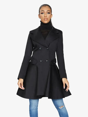 Women's spring coat with best sale hood
