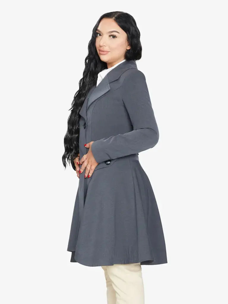 Grey skater coat outlet
