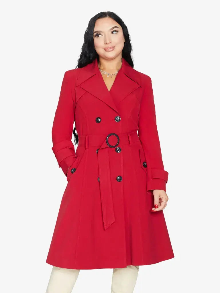 Red sales mac coat