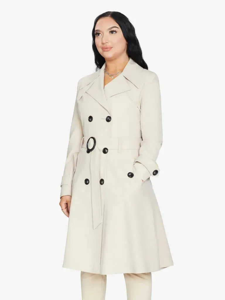 Spring/summer Double Breasted Trench Mac Coat (1201-Sp)