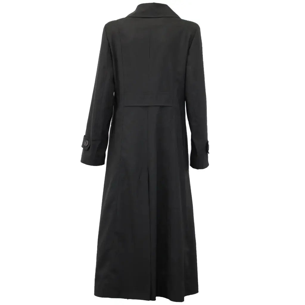 Long black top summer coat