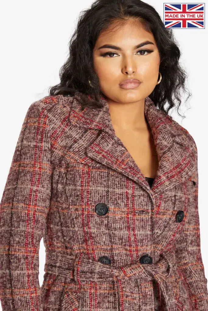 Check coat womens deals