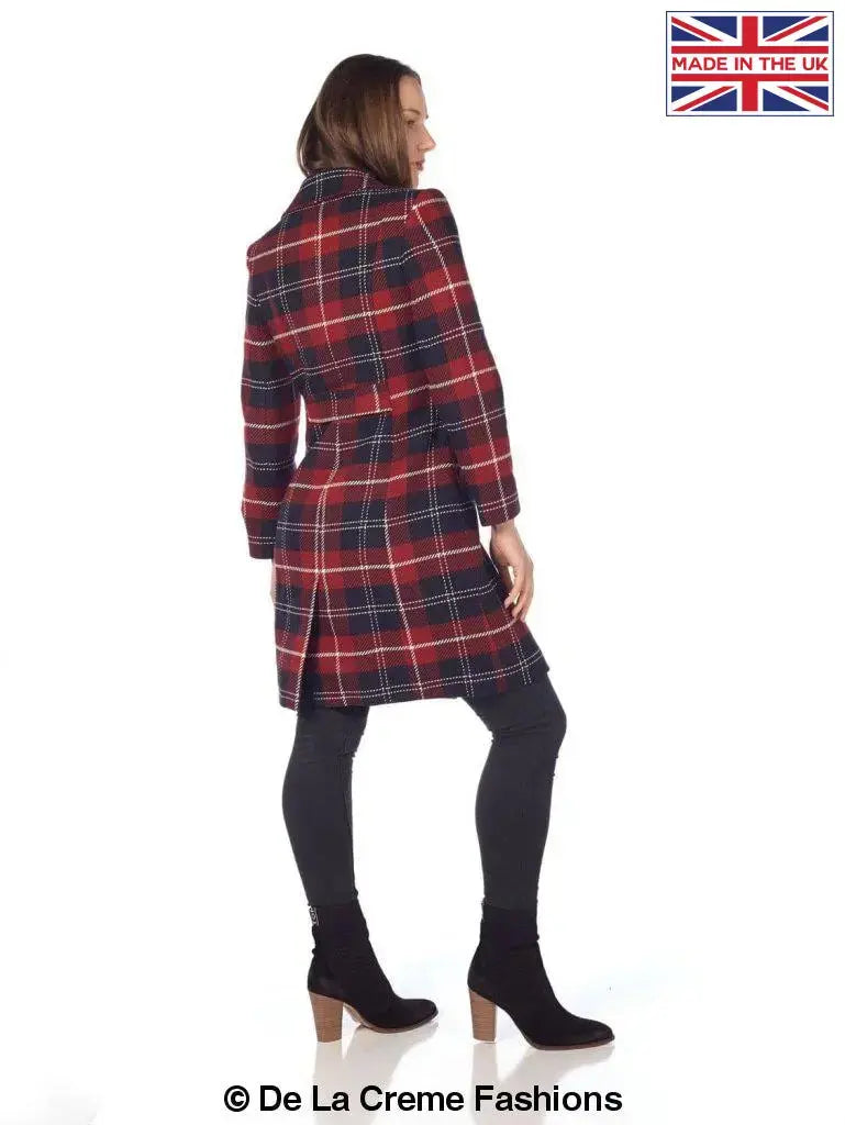 Tartan coat sales womens uk